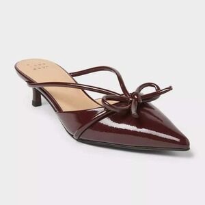 Women's Odelia Heels A New Day Burgundy Size 9 New With Tags